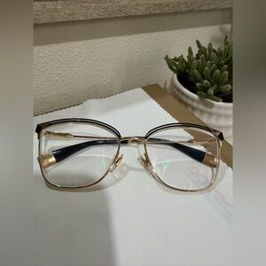 Furla Gold and Black Women's Glasses